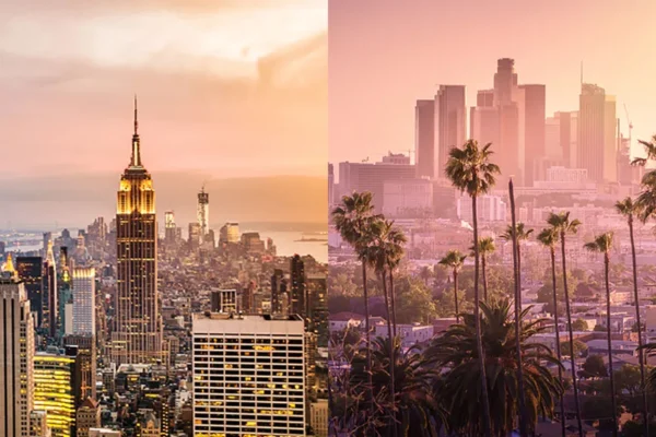 New York Vs Los Angeles