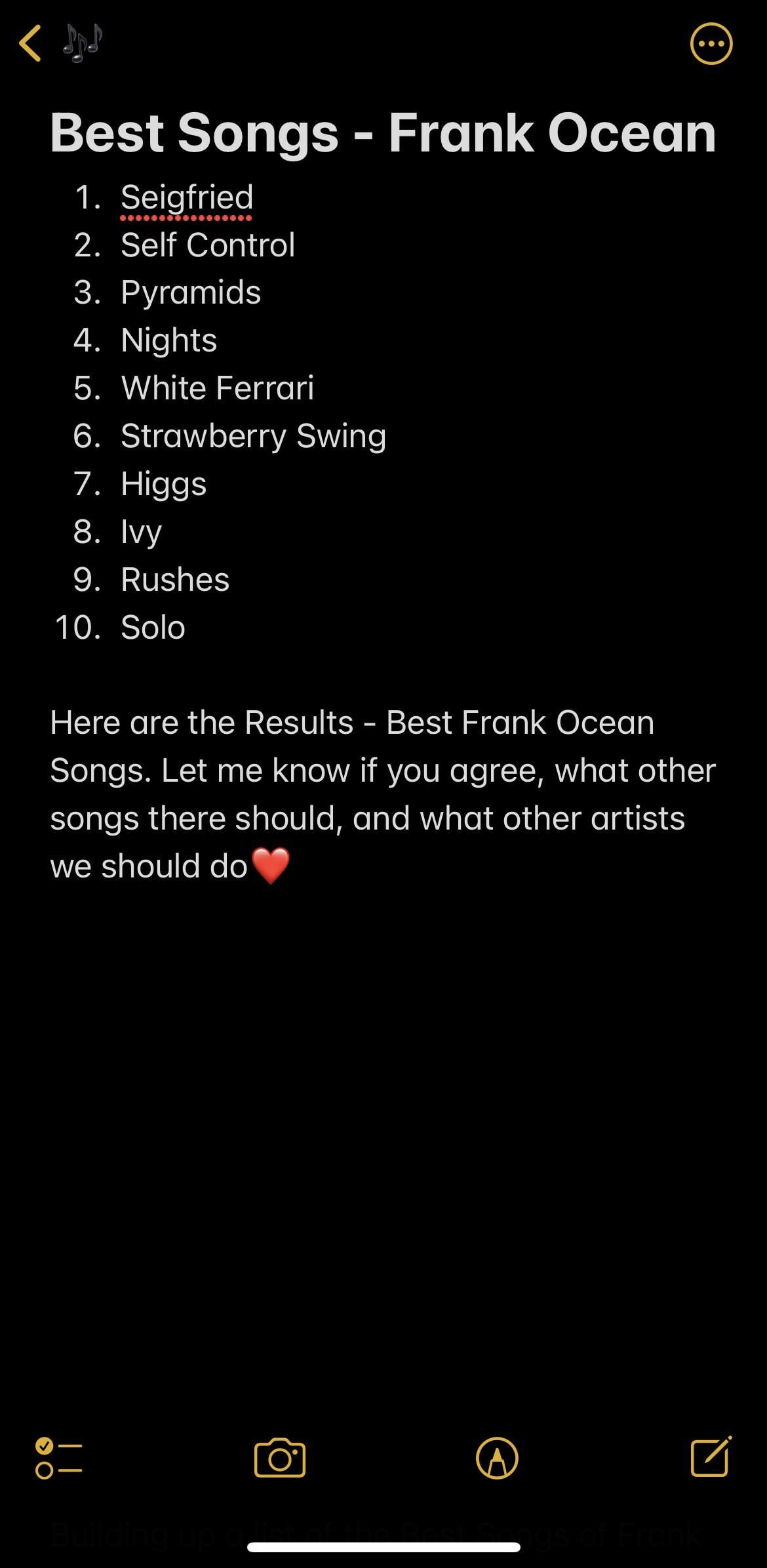 Best Frank Ocean Songs