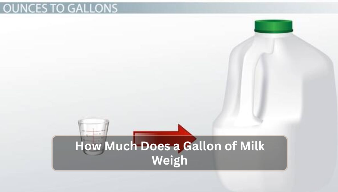 How Much Does a Gallon of Milk Weigh
