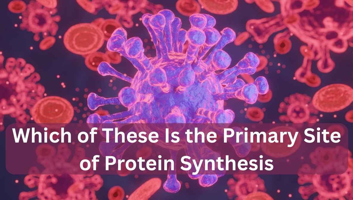which of these is the primary site of protein synthesis