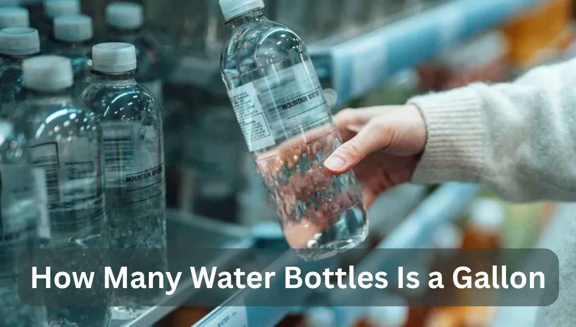 how many water bottles is a gallon